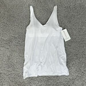 Athleta White Essence Support Tank, Size Small